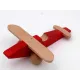 Avion en bois rouge
