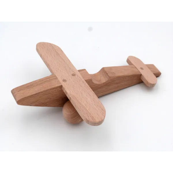 Avion en bois brut