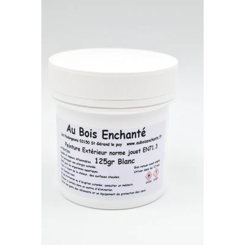 125g Outdoor Paint Standard toy EN71.3 White 125g Outdoor Paint Standard toy EN71.3 White