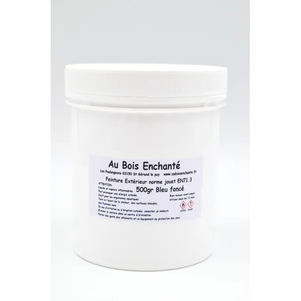 500g outdoor paint standard toy EN71.3 Dark blue