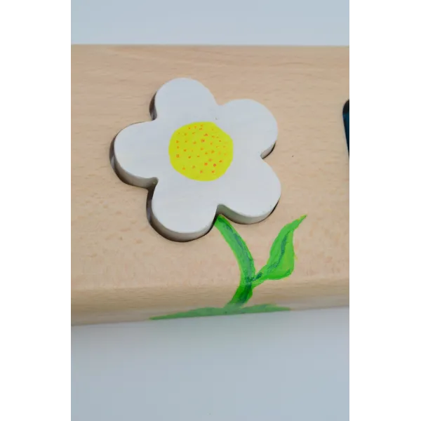 Prénom puzzle fleur