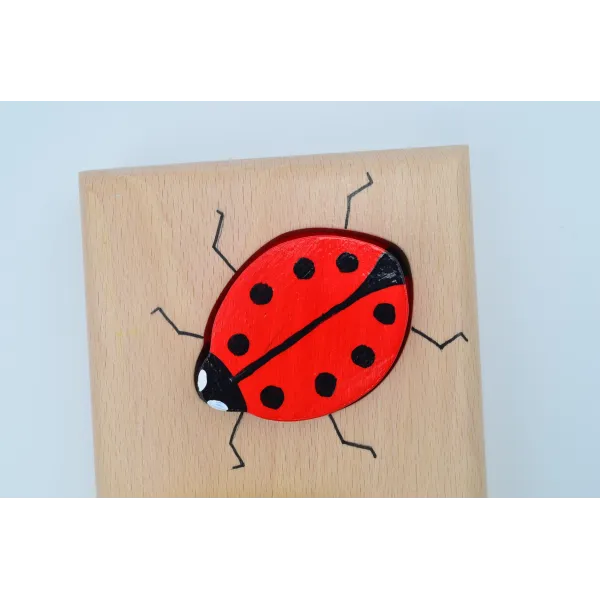 Prénom puzzle coccinelle