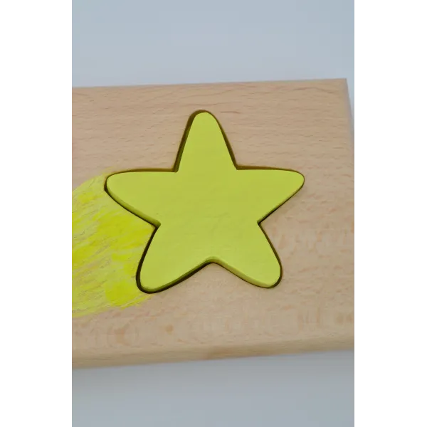 Prénom puzzle étoile
