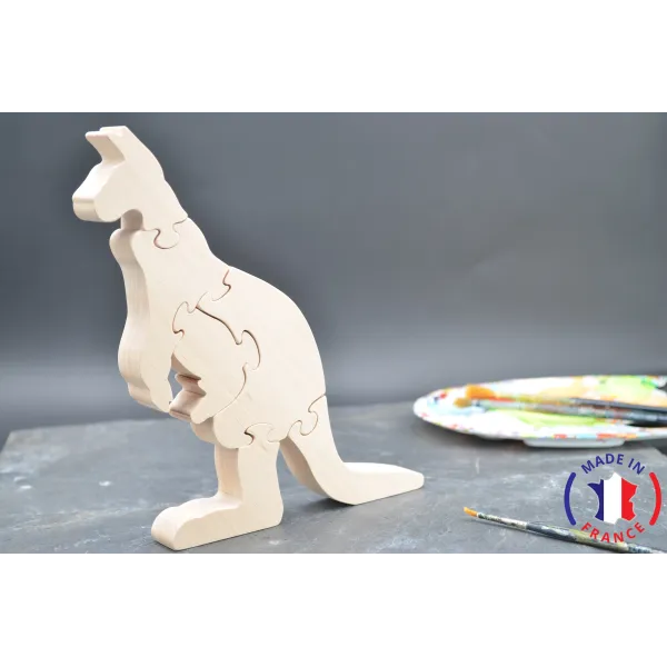 wooden puzzle - kangaroo puzzle