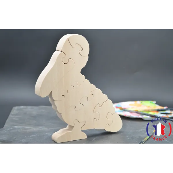 puzzle en bois - puzzle pelican