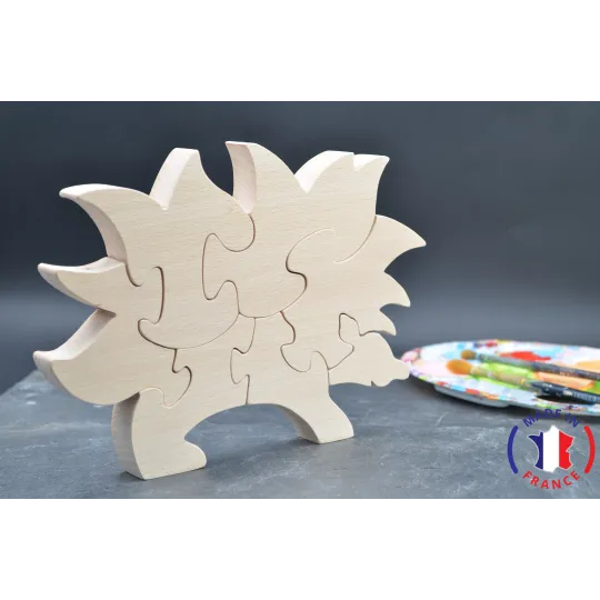wooden puzzle - herisson puzzle
