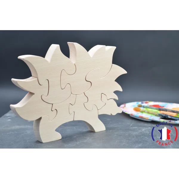 wooden puzzle - herisson puzzle