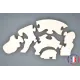 puzzle en bois - puzzle hippopotame