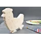 Puzzle poule à peindre en bois