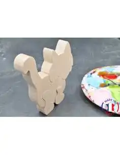 puzzle en bois - puzzle chat