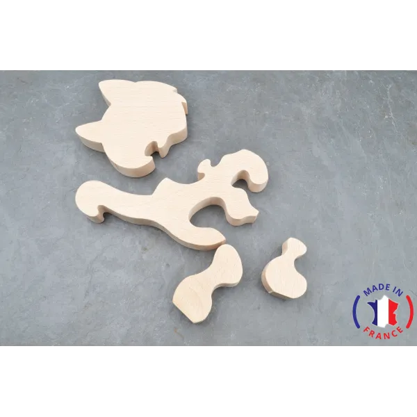 wooden puzzle - cat puzzle