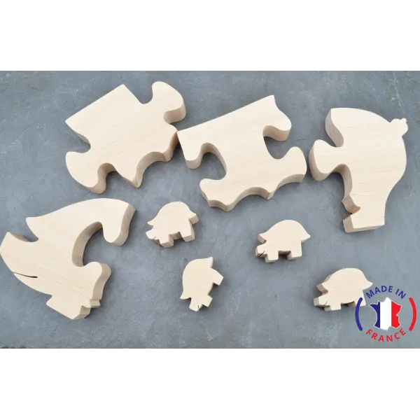wooden puzzle - pig puzzle