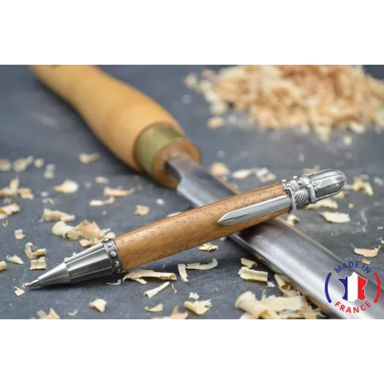 Stylo bille en zébrano