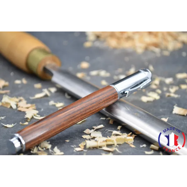 Stylo roller en bois de violette