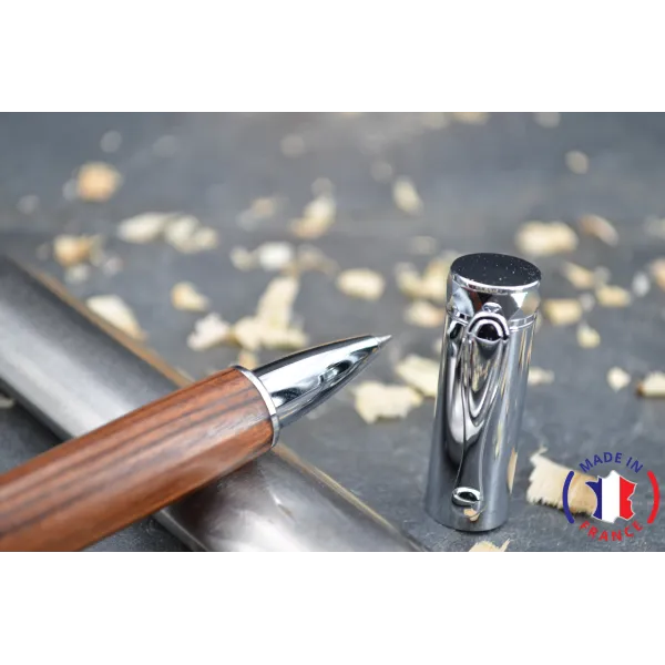 Stylo roller en bois de violette