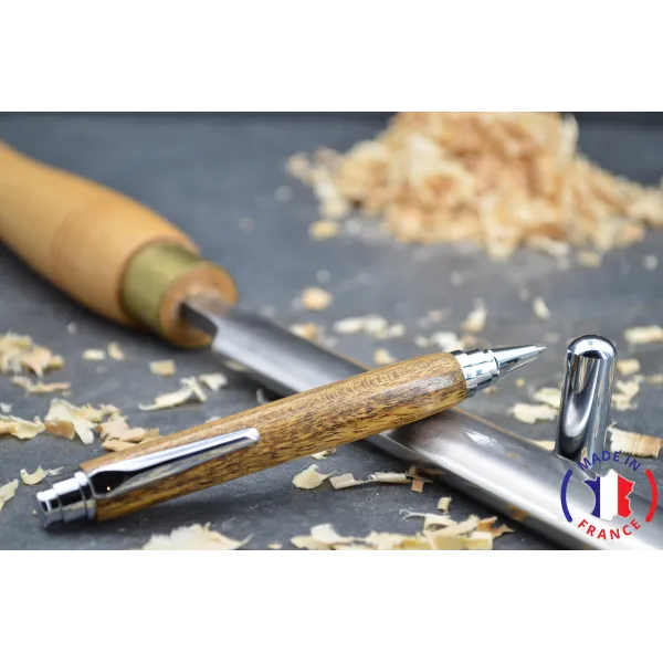 Stylo roller Cameron en palissandre du Mexique