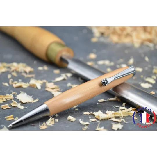 Stylo bille en genévrier cade