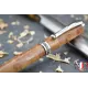 Very high-end roller pen with elm magnifying glass