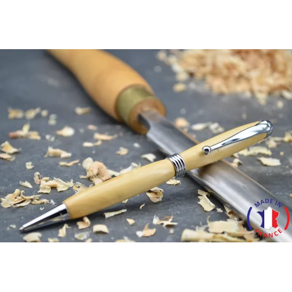 Boxwood ballpoint pen.