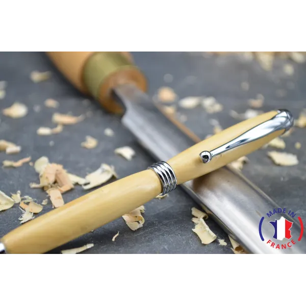 Boxwood ballpoint pen.