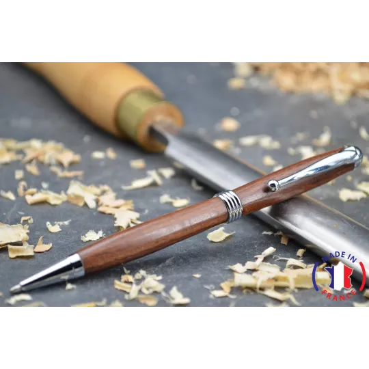 Stylo bille en bois de violette