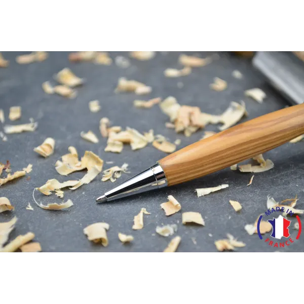 Stylo bille en bois d'olivier