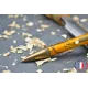 Resin ballpoint pen.
