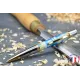 Resin ballpoint pen.
