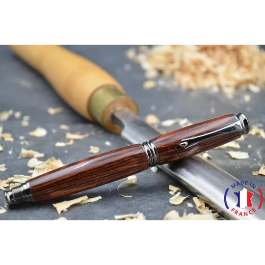 Violet wooden pen