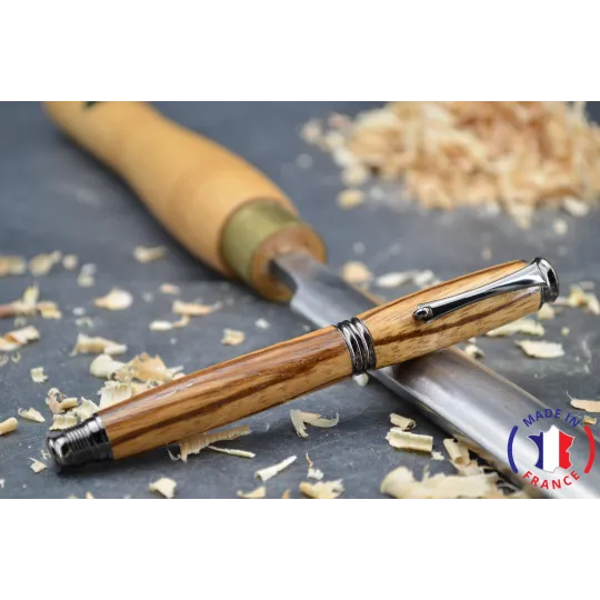 Stylo en bois de Zébrano