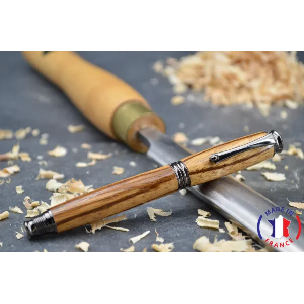 Stylo en bois de Zébrano
