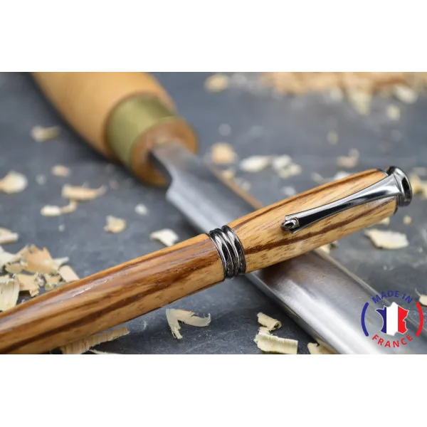 Stylo en bois de Zébrano