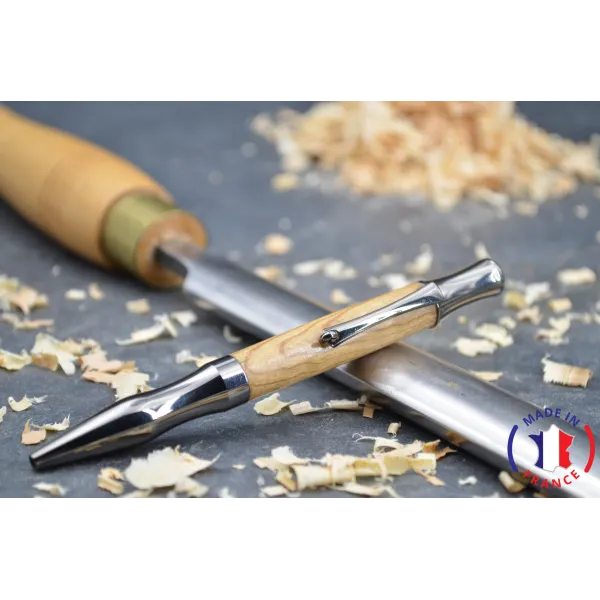Stylo bille en bois d'Olivier