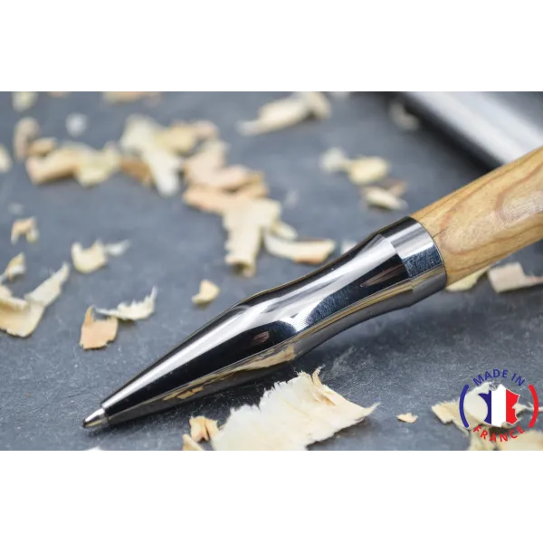 Stylo bille en bois d'Olivier
