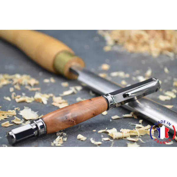 Stylo en bois de thuya du Maroc