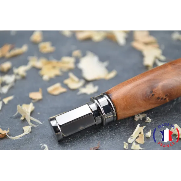 Stylo en bois de thuya du Maroc