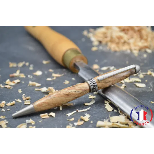 Stylo bille en bois d'olivier