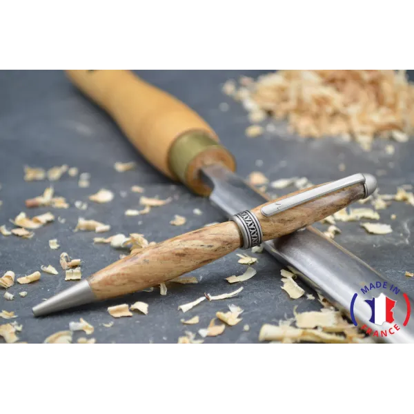 Stylo bille en bois d'olivier