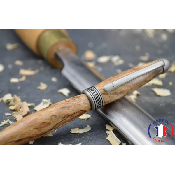 Stylo bille en bois d'olivier