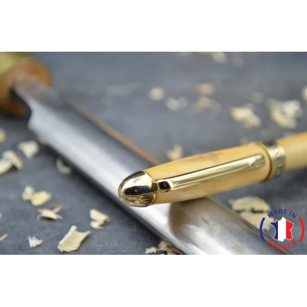 Stylo bille en bois de buis