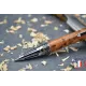 Thuya wooden ballpoint pen from Morocco.