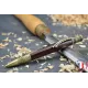 Ballpoint pen made of cocobolo wood and sapwood