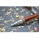 Stylo bille en bois de Cocobolo et aubier