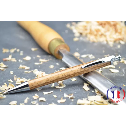Stylo bille en bois de Zébrano.