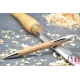 Zebrano wooden ballpoint pen.