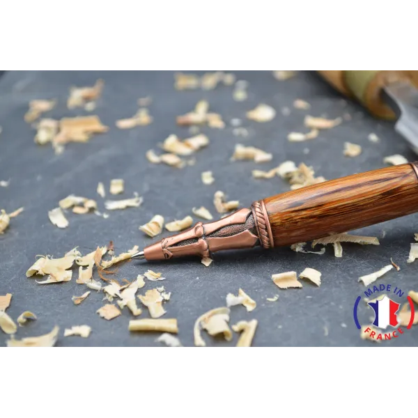 Snake wooden ballpoint pen