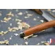 Yew wood ballpoint pen