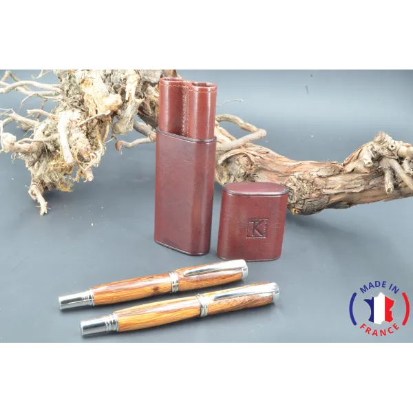 French Guiana snake wooden pen adornment