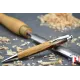 Cocobolo wooden ballpoint pen with sapwood.