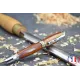 Stylo plume en bois de cocobolo.